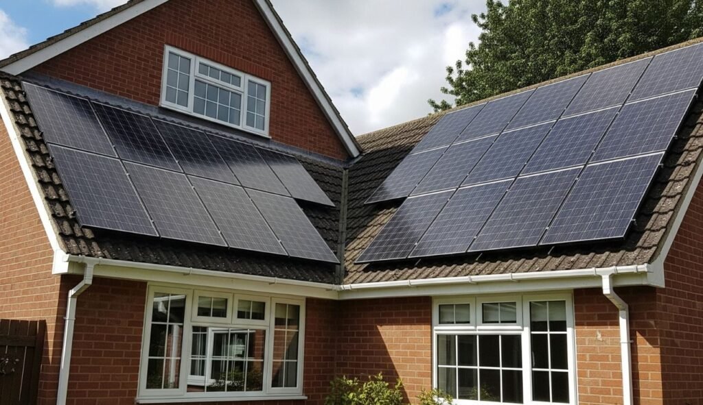 Solar panel installation 4